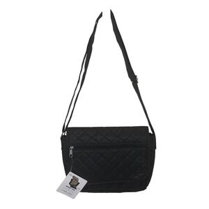 Everything Mary Black Quilted Jewelry Tote Organizer Travel Bag Storage‎ NWT
